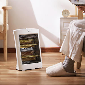 เครื่องทำความร้อนไฟฟ้าขนาดเล็กมีเดีย 15 ตร.ม. ระบบอินฟราเรดไกล ให้ความร้อนเร็ว สีขาว ขนาดกะทัดรัด สำหรับบ้านและสำนักงาน - Product Image 5