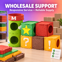 En gros, Cubes modulaires colorés en feutre pour chat, empilables, DIY, Tour d'agrément pour chat d'intérieur, Repaire pour animaux de compagnie