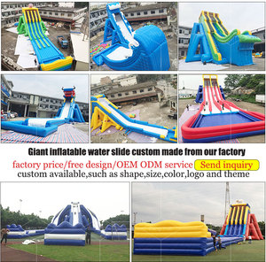 Tobogán Acuático Inflable Comercial de Gran Tamaño para Adultos, Precio de Fábrica, Personalizado, Usado, Castillo Inflable con Piscina en Venta - Product Image 5