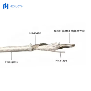 <span class=keywords><strong>Cinta</strong></span> de Mica con Núcleo de Níquel Trenzado para Alta Temperatura GN800, Cable Refractario de Fibra de Vidrio de 100m para Calentador - Product Image 3