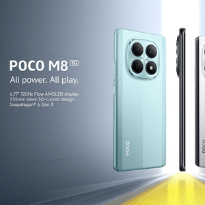 POCO M8 5G 8+256G Octa Core Pantalla FHD Doble SIM Versión Global <span class=keywords><strong>Precio</strong></span> Bajo Negro/Plateado/Verde - Product Image 2