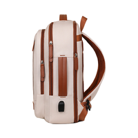 Sac à dos d'affaires extensible grande capacité avec plusieurs compartiments et port USB pour ordinateur portable