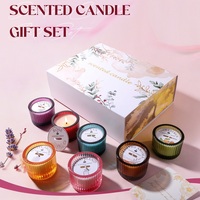 Coffret cadeau de bougies parfumées à l'aromathérapie naturelle, très vendu, pour la maison, l'hôtel, les toilettes, le bureau