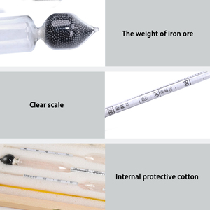 Alcoholometers rượu Meter đo nồng độ cồn Meter Whisky Vodka Bar Set công cụ rượu Meter - Product Image 6