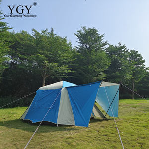 YGY Double couche Glamping, installation instantanée, tente de Camping, 3 à 4 personnes, étanche, Anti-UV, famille, extérieur, 4 saisons, tente de jardin - Product Image 5