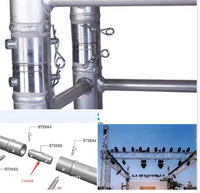 Équipement d'événement de bonne qualité auvent de concert en aluminium système de botte de plate-forme de scène de toit à usage intensif à vendre