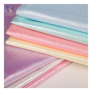 Tessuto Organza Lucido in Poliestere a Prezzi all'Ingrosso, Rotolo di Tessuto Organza Metallizzato Lucido Iridescente in Vari <span class=keywords><strong>Colori</strong></span> - Product Image 5