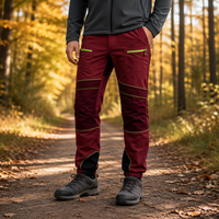 Vêtements de travail de sécurité réfléchissants doublement réfléchissants orange fluorescent et bleu marine sur mesure en gros, veste et pantalon réfléchissants OEM haute visibilité