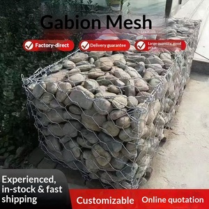 Gabionnet personnalisé en treillis métallique expansé à mailles hexagonales, cage de protection fixe, Renault Cushion, pour protection des pentes en zone fluviale et contrôle des inondations, usine - Product Image 2