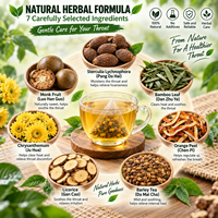 Tisane pour la santé de la gorge à la Malva, Fruit du Moine, Chrysanthème et Racine de Réglisse, Sachets de thé pyramidaux aux herbes 5g, 20 Sachets, Vente en gros