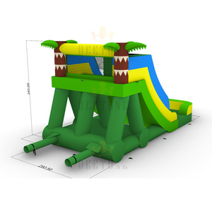 Vente chaude Parc <span class=keywords><strong>de</strong></span> jeux commercial Parcours d'obstacles Château gonflable Thème licorne - Product Image 5
