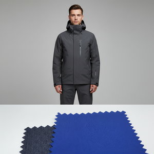 210GSM ผ้า TPU 3ชั้นกันลมกันน้ำระบายอากาศได้ดีผ้าถัก TPU สำหรับกางเกงแจ็คเก็ตกลางแจ้ง - Product Image 2