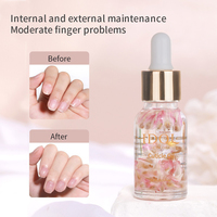 Minyak Perawatan Kuku 15ml dengan Pipet, Produsen Owe Brand, Perawatan Bunga Kering, Hadiah, Minyak Kutikula Kuku, Grosir, Logo Kustom untuk Kuku