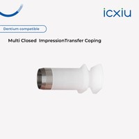 Dentium Closed Transfer Coping, tige de transfert d'empreinte pour plateau fermé d'implant dentaire, compatible Osstem Neodent Bego