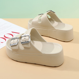 Sandalias de Plataforma para Mujer Guru, con Punta Redonda, Tira Ancha, Aumentan la Altura, para el Verano - Product Image 4