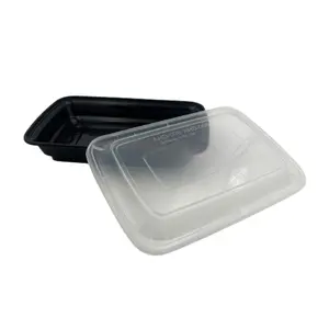 Superior Quality Eco-Friendly Material 21Oz Microwaveable Rectangle Disposable Food Containers