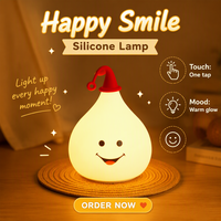 Portable Silicone Table Pépinière Mini LED Lampe De Bureau pour Enfants Rechargeable USB 7 Options De Couleur Mignon Chevet Nuit pour Chambre