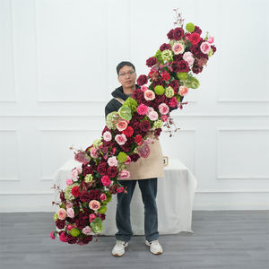 Camino de Mesa con Rosas Grandes de Seda Artificial para Decoración de Eventos, Bodas y Decoraciones de Mesa - Product Image 3