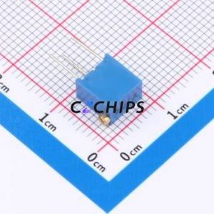 Resistencia Ajustable/Potenciómetro 3266X-104-LF, Componente de Orificio Pasante (THT)-3P, Resistencia de 6.8x4.7mm, 100kOhm, 10%, 500mW, 250ppm ℃ - Product Image 2