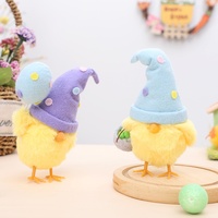 Neue Frühlings-Osterdekorationen Küken-Anhänger Ei-Küken-Puppe Dekoration Bunte Niedliche Ornamente Oster-Party-Dekoration für Kinder