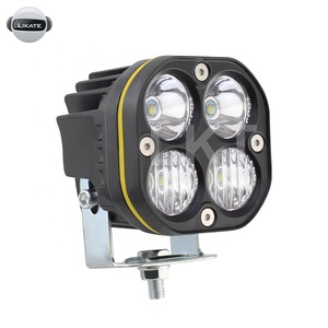 LKT 40w moto 4 LED faretto laser misto luce bianca flash fendinebbia/faretto di guida ausiliario LED luce da lavoro - Product Image 3