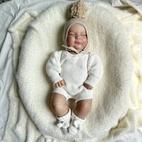Fournisseur OEM ODM de combinaisons en tricot pour nouveau-nés, combinaisons à manches longues pour bébés filles, vêtements en tricot pour tout-petits garçons