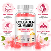 Gummies OEM Beauté Cheveux Peau Ongles Biotine Collagène Vitamine Éclaircissante pour la Peau Végétaliennes en Forme d'Ours