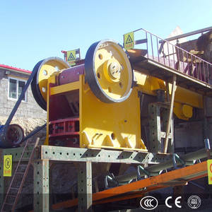 Concasseur à mâchoires à simple bras PE 1000x1200 pour l'extraction de minerai de fer, grande machine de concassage de roche granitique - Product Image 6