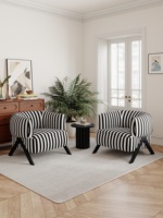 Canapé et table basse en bois de style américain moderne - Montage facile pour salon, chambre et appartement
