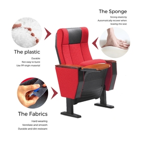 Moderner Stil Auditorium Stuhl Church Pews Kirchen stühle Klappbare Theaters tühle - Product Image 2