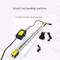 Machine à plier le plastique acrylique de 120 cm, outil de chauffage pour verre plexiglas transparent et panneaux PVC