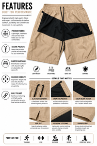 Premium Men Windbreaker Shorts Lightweight Performance Men Windbreaker Shorts Factory Price Sports Men Windbreaker Shorts - Product Image 6