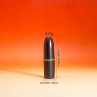 Tube de rouge à lèvres Black Bullet 3.8g, recyclable, facile à transporter