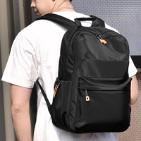 Sac à dos pour ordinateur portable de grande capacité, simple et décontracté, pour hommes, pour les voyages d'affaires