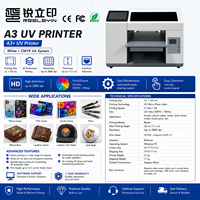 Reeleyin Full-Automatic Multifunction UV Inkjet Printer 2 Heads 6 Colors Industrial Label Sticker Printing Hard Surfaces