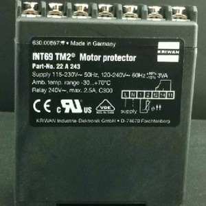 KRIWAN INT69 TM2 Motor Protector 240V 2.5A <b>Relay</b> Compressor Protection Module - Product Image 1