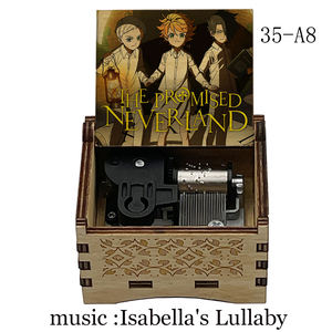 Tiny Hand Crank <span class=keywords><strong>Isabella</strong></span>'s Lullaby Music Box-The Promised Neverland Music Box Regalo para Navidad <span class=keywords><strong>Cumpleaños</strong></span> Día de San Valentín - Product Image 4