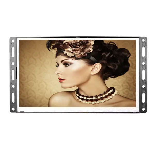 Battery operated Pos/pop display 7 inch open frame screen, frameless ads display, lcd advertising player