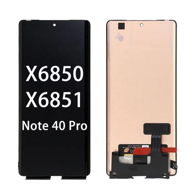 1-Year Warranty Infinix X6850 X6851 Note 40 Pro Mobile Phone Repair Replacement with LCSD Screen Display