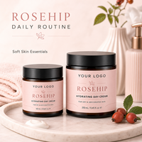 Crème visage à la rose musquée sans logo 120 ml, soin du visage, hydratation profonde de la peau, douceur confortable, éclat soyeux, crème visage