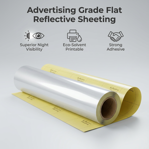 Rollo de Lámina Reflectante de Grado Económico para Publicidad y Señalización Exterior - Product Image 1