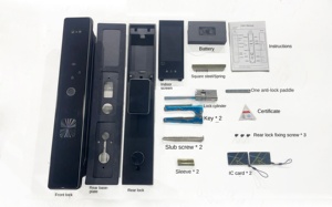 Tự động nhận dạng khuôn mặt vân tay khóa thông minh với An Ninh Gia Đình trực quan mắt mèo Khóa cửa điện tử hợp kim nhôm - Product Image 6