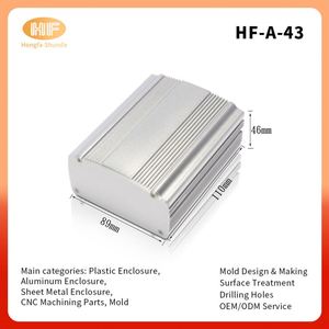 Aluminum Extrusion Profil Gehuse Box Metal Electrical Control Case Custom Industrial Anodized Profile Electronic Switch Box - Product Image 2