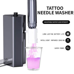 Kissure Aiguille De Tatouage Machine À Laver <span class=keywords><strong>Maquillage</strong></span> <span class=keywords><strong>Permanent</strong></span> Aiguille De Tatouage Nettoyant Machine Automatique Couleur Encre Flush Fournitures De Tatouage - Product Image 6