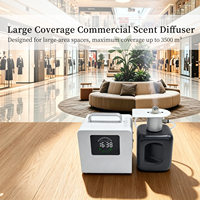 Diffuseur intelligent commercial autonome avec une capacité de 1000 ml, couvrant une surface de 3500 m³. Prend en charge le Bluetooth et le contrôle tactile.