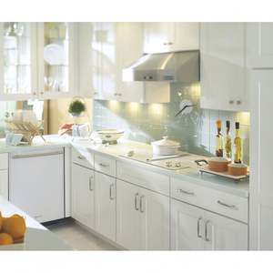 Hot Sale Factory Price Custom White Shaker <b>Kitchen</b> Cabinets American <b>Kitchen</b> <b>Cupboard</b> Modular <b>Storage</b> Pantry with Island - Product Image 2