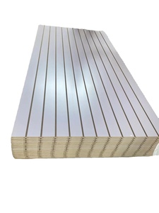 China madera contrachapada ranurada MDF melamina MDF <span class=keywords><strong>aglomerado</strong></span> 2440*1220mm - Product Image 5