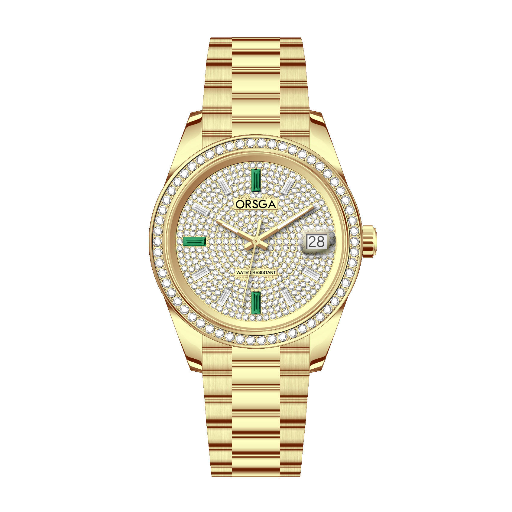 สีเขียว