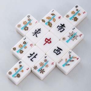 Plaque de mahjong personnalisée de haute qualité avec logo, joueurs chinois, pour usage domestique ou cadeaux d'accueil professionnels - Product Image 3