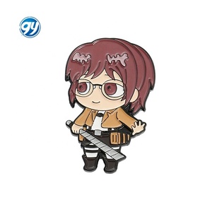 เข็มกลัดหัวรูปตัวการ์ตูนไททันแบบมินิมอลลิสต์ป้ายโลหะการ์ตูนของขวัญที่สร้างสรรค์ - Product Image 6